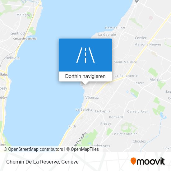 Chemin De La Réserve Karte