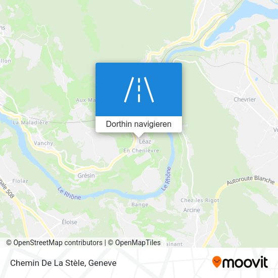 Chemin De La Stèle Karte