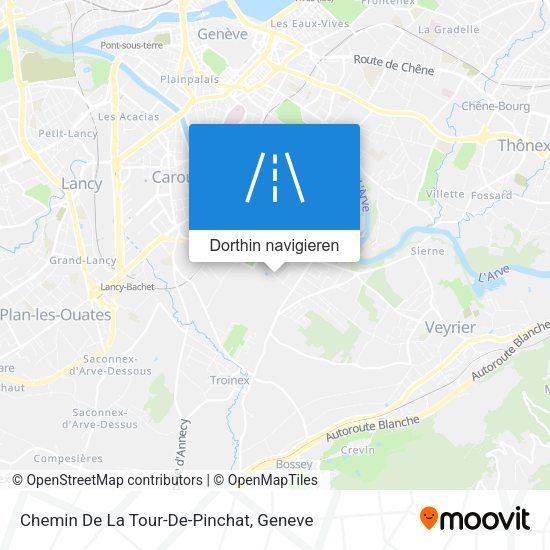 Chemin De La Tour-De-Pinchat Karte