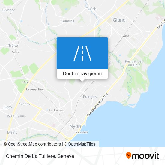 Chemin De La Tuilière Karte