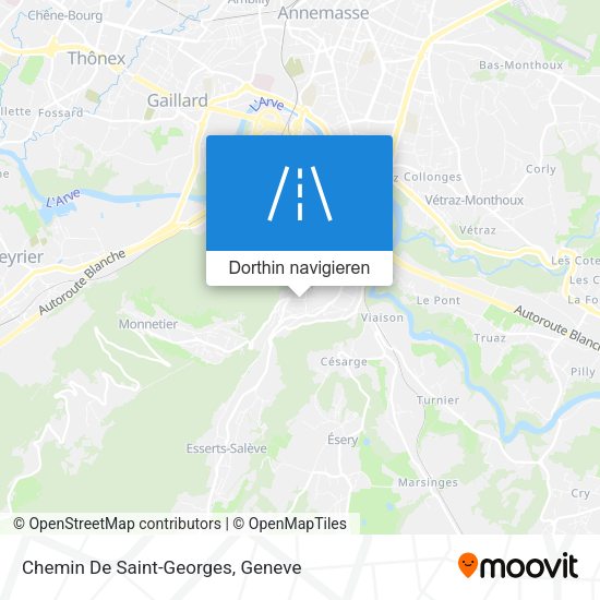 Chemin De Saint-Georges Karte