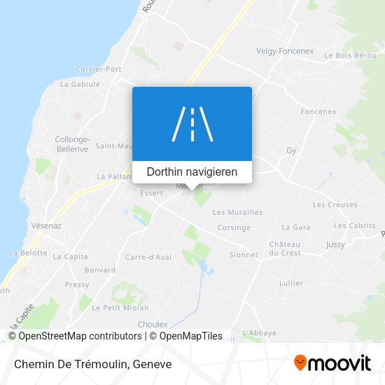 Chemin De Trémoulin Karte