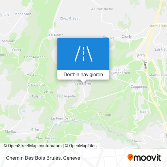 Chemin Des Bois Brulés Karte