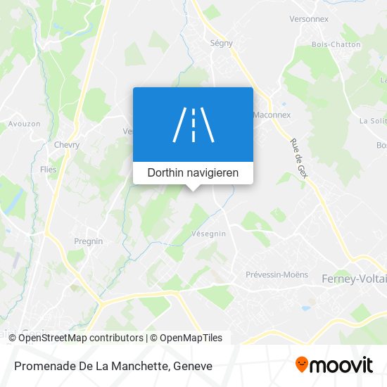 Promenade De La Manchette Karte