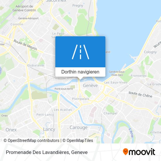 Promenade Des Lavandières Karte