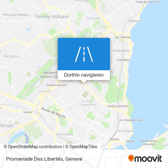 Promenade Des Libertés Karte