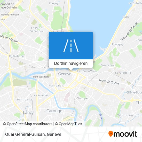 Quai Général-Guisan Karte