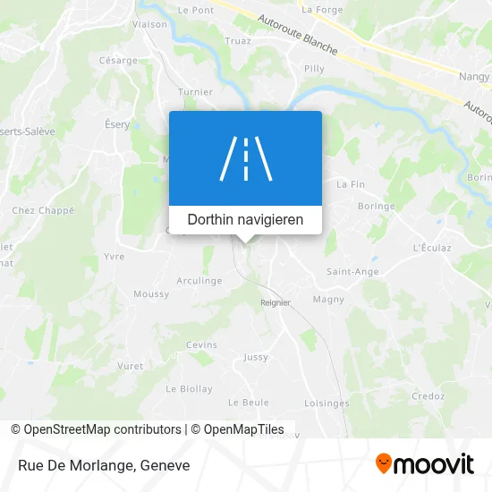 Rue De Morlange Karte