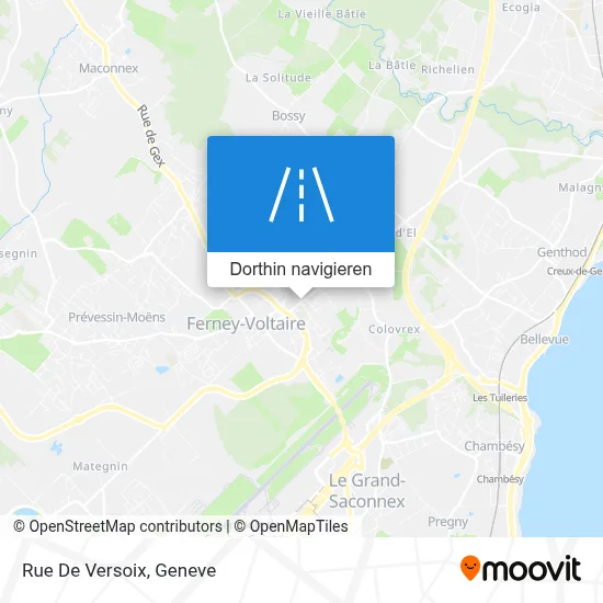 Rue De Versoix Karte