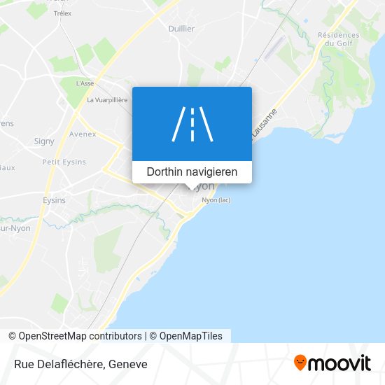 Rue Delafléchère Karte