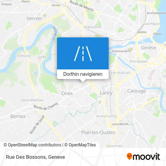 Rue Des Bossons Karte