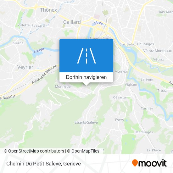 Chemin Du Petit Salève Karte