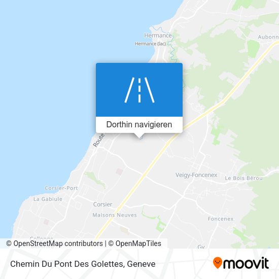 Chemin Du Pont Des Golettes Karte