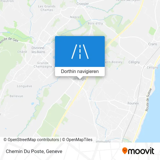 Chemin Du Poste Karte