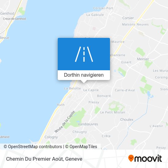 Chemin Du Premier Août Karte