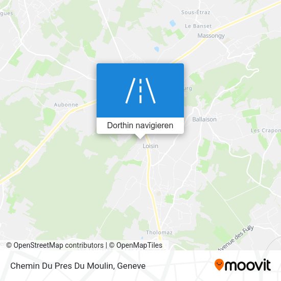 Chemin Du Pres Du Moulin Karte