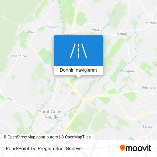 Rond-Point De Pregnin Sud Karte