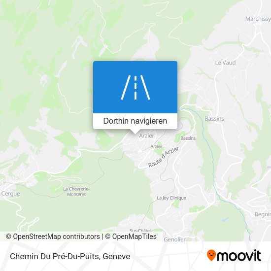 Chemin Du Pré-Du-Puits Karte