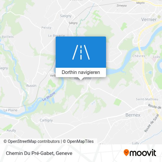 Chemin Du Pré-Gabet Karte