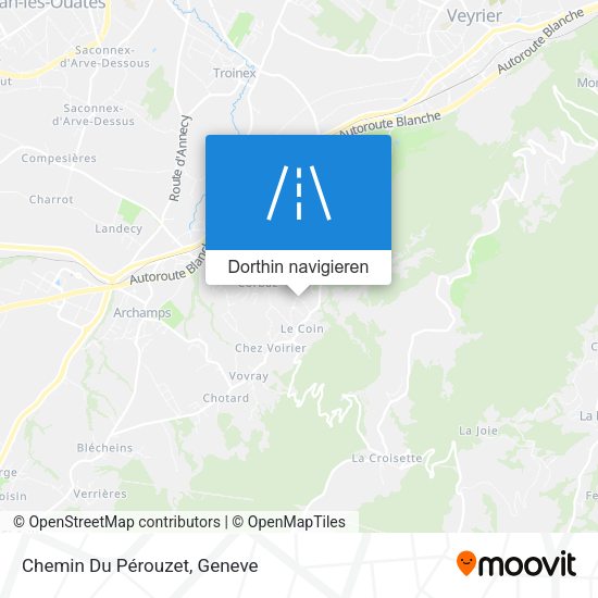 Chemin Du Pérouzet Karte
