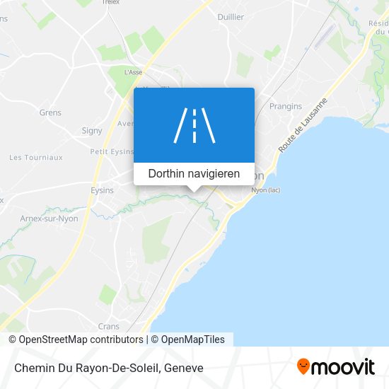 Chemin Du Rayon-De-Soleil Karte