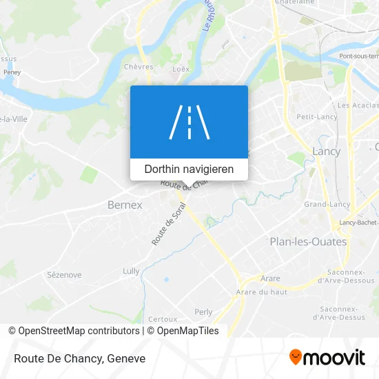 Route De Chancy Karte