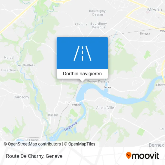 Route De Charny Karte