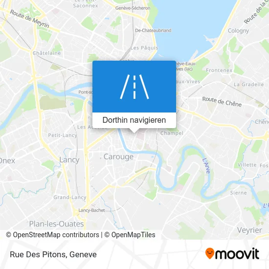 Rue Des Pitons Karte