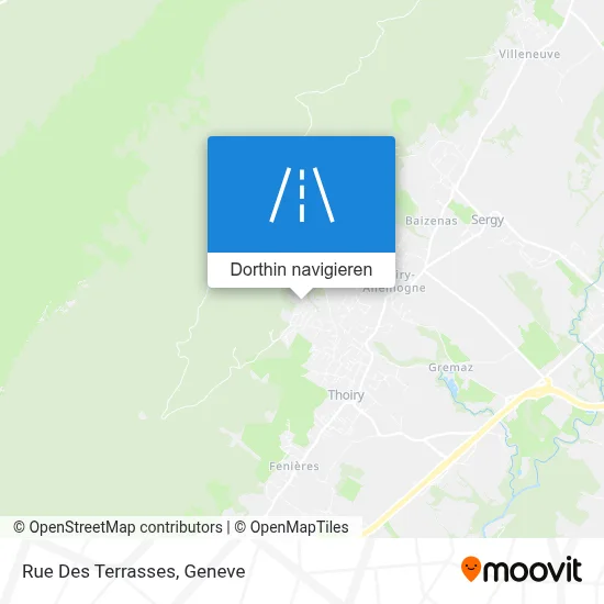 Rue Des Terrasses Karte