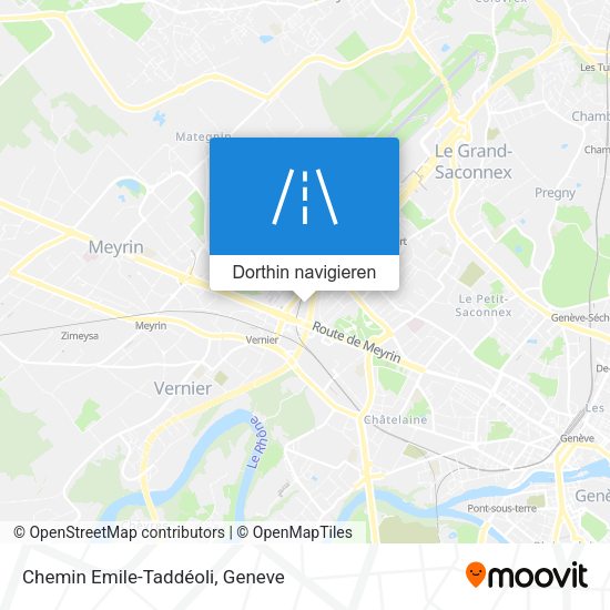 Chemin Emile-Taddéoli Karte