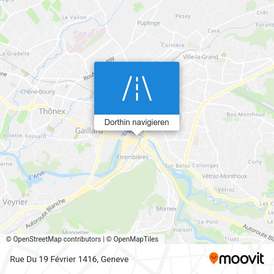 Rue Du 19 Février 1416 Karte