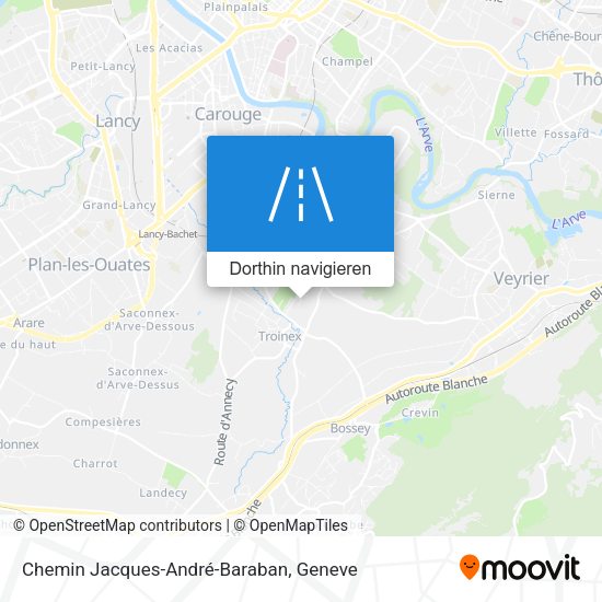 Chemin Jacques-André-Baraban Karte