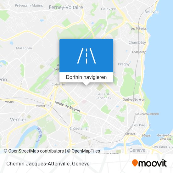 Chemin Jacques-Attenville Karte
