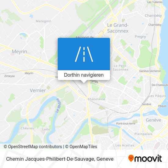 Chemin Jacques-Philibert-De-Sauvage Karte