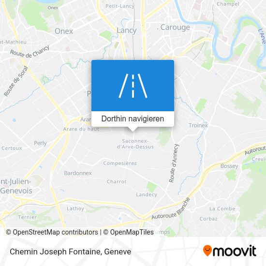Chemin Joseph Fontaine Karte