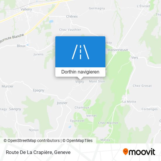 Route De La Crapière Karte