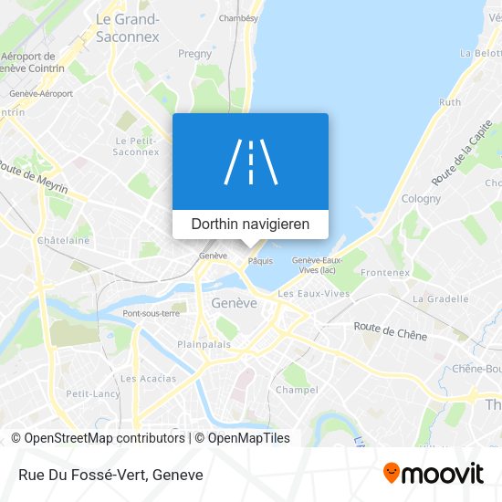 Rue Du Fossé-Vert Karte