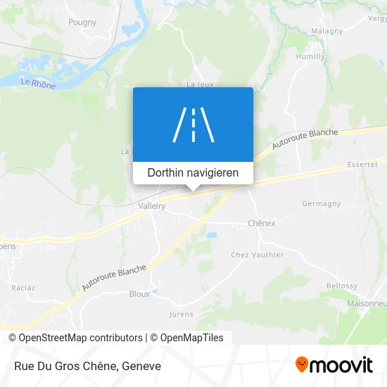 Rue Du Gros Chêne Karte