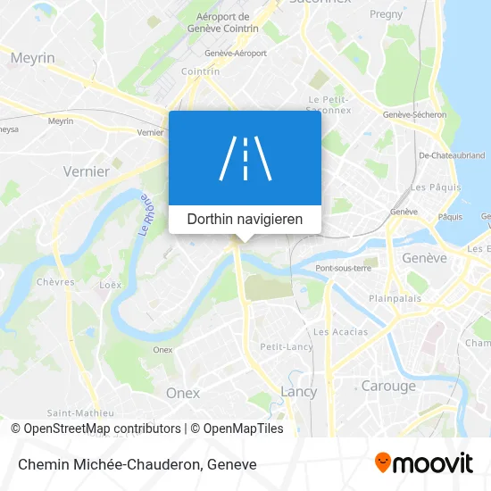 Chemin Michée-Chauderon Karte