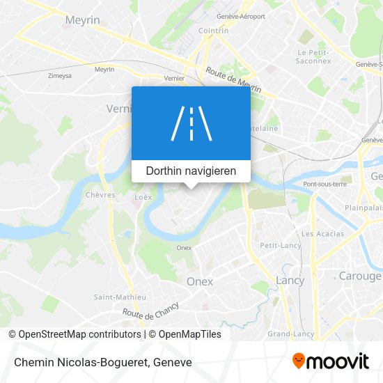 Chemin Nicolas-Bogueret Karte