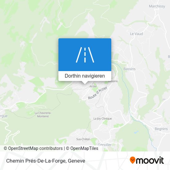 Chemin Prés-De-La-Forge Karte