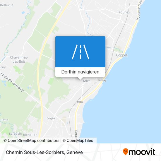 Chemin Sous-Les-Sorbiers Karte
