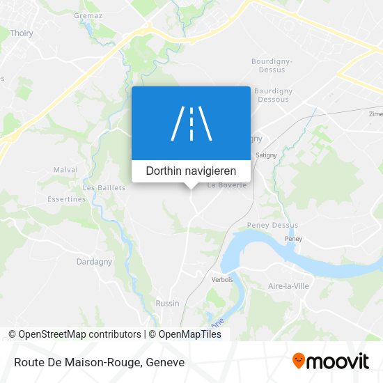 Route De Maison-Rouge Karte