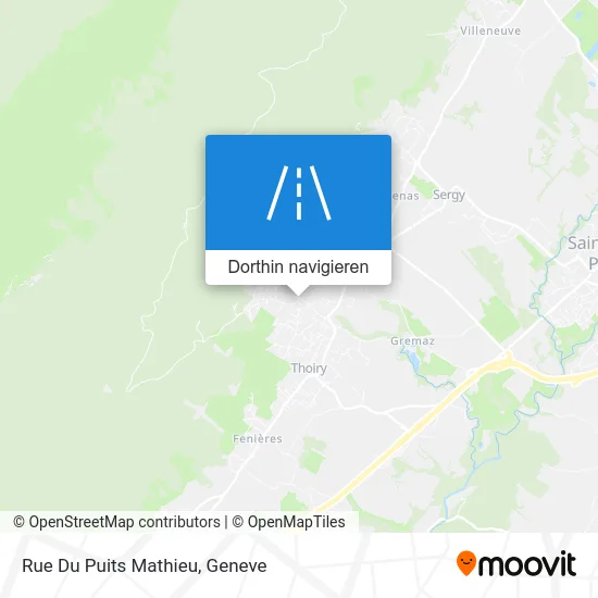 Rue Du Puits Mathieu Karte