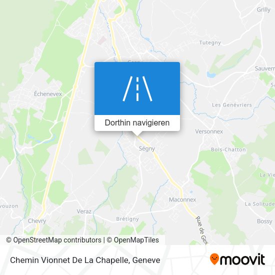 Chemin Vionnet De La Chapelle Karte