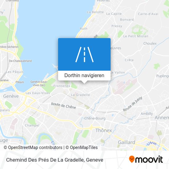 Chemind Des Prés De La Gradelle Karte