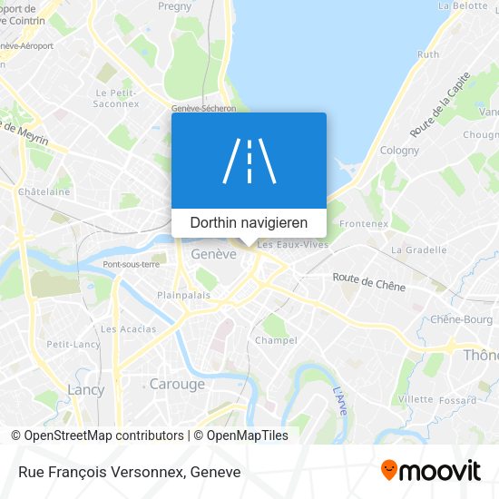 Rue François Versonnex Karte