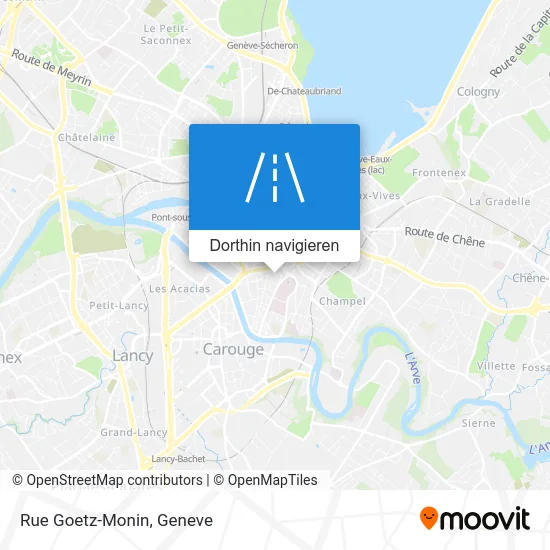 Rue Goetz-Monin Karte