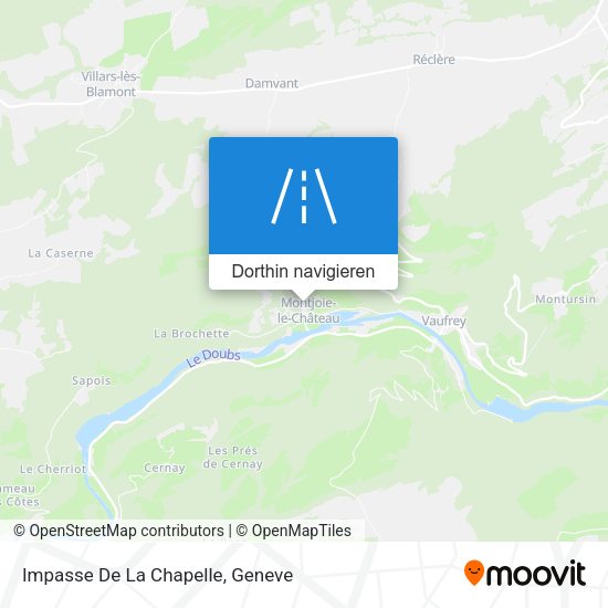 Impasse De La Chapelle Karte