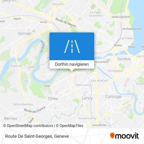 Route De Saint-Georges Karte